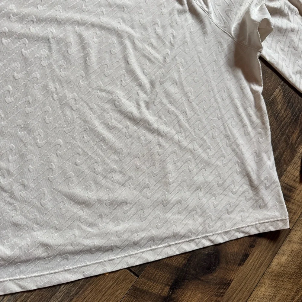 Nike Long Sleeve Athletic Top - Pale Cream/Off-White